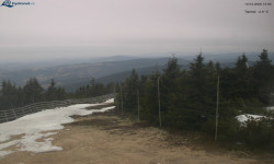 Lysá hora, pohled na západ