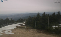 Lysá hora, pohled na západ