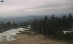 Lysá hora, pohled na západ