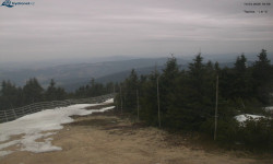 Lysá hora, pohled na západ