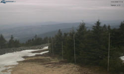 Lysá hora, pohled na západ