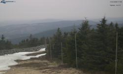 Lysá hora, pohled na západ