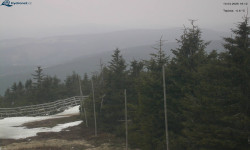 Lysá hora, pohled na západ