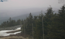 Lysá hora, pohled na západ