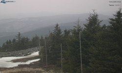 Lysá hora, pohled na západ