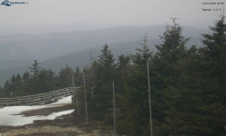 Lysá hora, pohled na západ