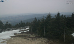 Lysá hora, pohled na západ