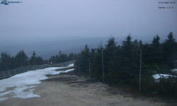 Lysá hora, pohled na západ