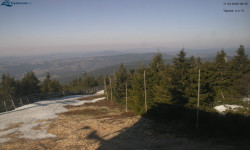 Lysá hora, pohled na západ