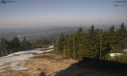 Lysá hora, pohled na západ