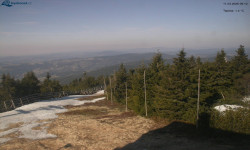 Lysá hora, pohled na západ