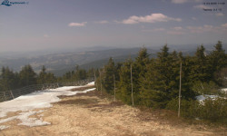 Lysá hora, pohled na západ