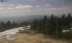 Lysá hora, pohled na západ