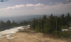 Lysá hora, pohled na západ