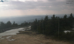 Lysá hora, pohled na západ