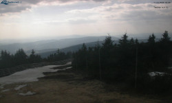 Lysá hora, pohled na západ