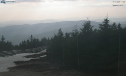 Lysá hora, pohled na západ