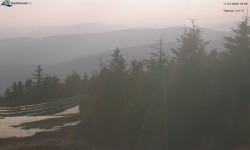 Lysá hora, pohled na západ