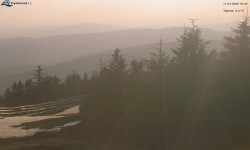 Lysá hora, pohled na západ