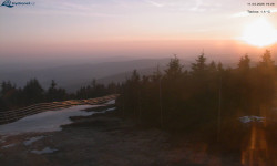 Lysá hora, pohled na západ