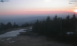 Lysá hora, pohled na západ