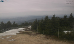 Lysá hora, pohled na západ