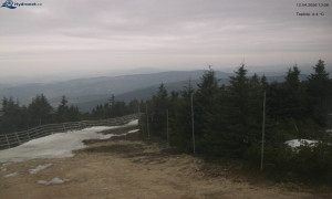 Město Rokytnice nad Jizerou - Lysá hora, pohled na západ - 12.4.2026 v 14:01 Město Rokytnice nad Jizerou - Lysá hora, pohled na západ - 12.4.2026 v 14:01
