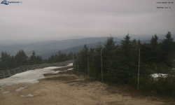 Lysá hora, pohled na západ