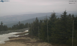 Lysá hora, pohled na západ