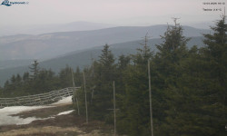 Lysá hora, pohled na západ