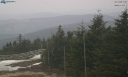 Lysá hora, pohled na západ