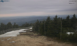 Lysá hora, pohled na západ