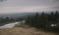 Lysá hora, pohled na západ