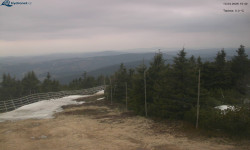 Lysá hora, pohled na západ