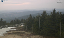 Lysá hora, pohled na západ