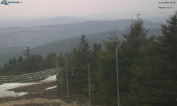 Lysá hora, pohled na západ