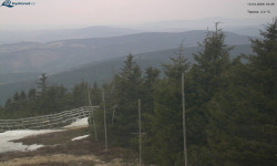 Lysá hora, pohled na západ