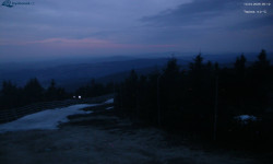 Lysá hora, pohled na západ