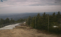 Lysá hora, pohled na západ