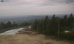 Lysá hora, pohled na západ