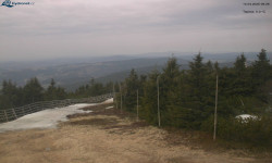 Lysá hora, pohled na západ