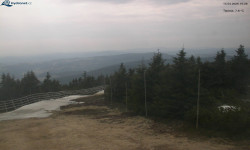 Lysá hora, pohled na západ