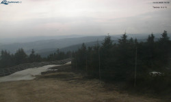 Lysá hora, pohled na západ