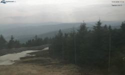 Lysá hora, pohled na západ