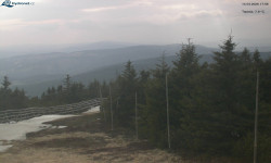 Lysá hora, pohled na západ