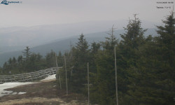 Lysá hora, pohled na západ