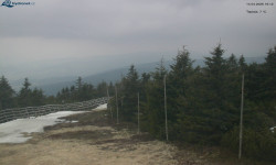 Lysá hora, pohled na západ