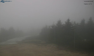 Město Rokytnice nad Jizerou - Lysá hora, pohled na západ - 16.4.2026 v 09:45 Město Rokytnice nad Jizerou - Lysá hora, pohled na západ - 16.4.2026 v 09:45