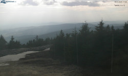 Lysá hora, pohled na západ