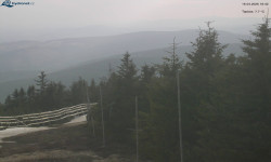 Lysá hora, pohled na západ